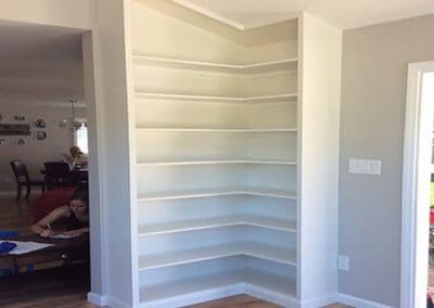 Book Case With Angled Top