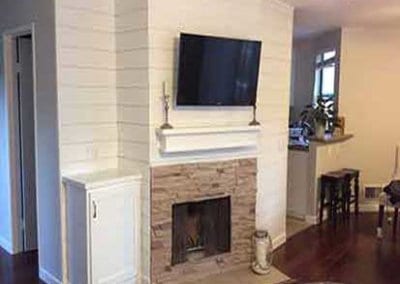 Entertainment Center Over Fireplace